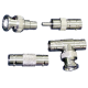 Kit c/ 4 Diferentes Tipos de Adaptadores BNC p/ CFTV